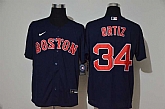 Red Sox 34 David Ortiz Navy 2020 Nike Cool Base Jersey